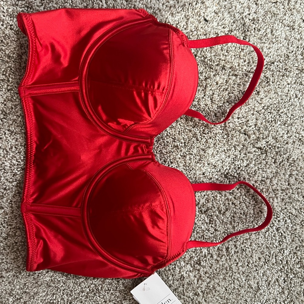 Auden Vibrant Red Women's Bra